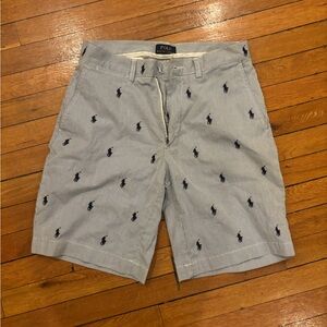 Polo Ralph Lauren Embroidered Cotton Shorts
